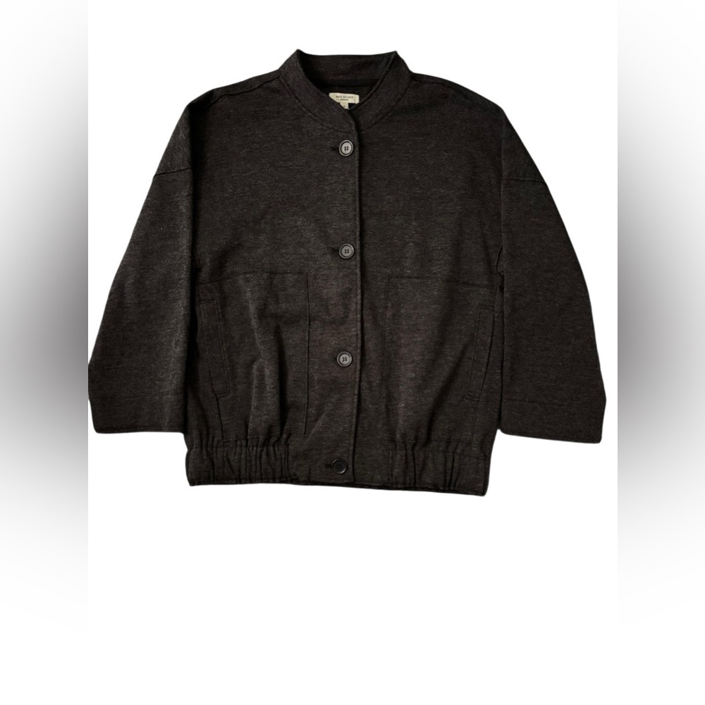 NWT Max Studio London Brown Button Front Jacket Size S